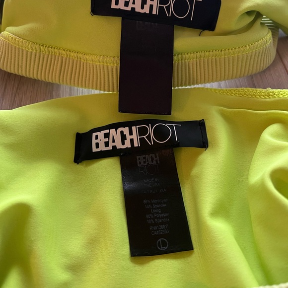 Beach Riot Neon Yellow Bikini - Picture 5 of 6